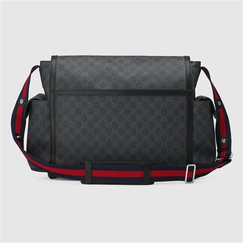 sac a langer gucci noir|Gucci bag interior tag.